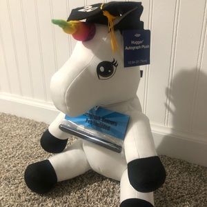 Stuffed autograph unicorn, can be personalized!